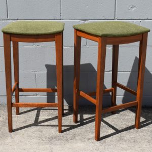 Pair of Carricks (Elite) Furniture Kitchen Stools (Circa 1970s)