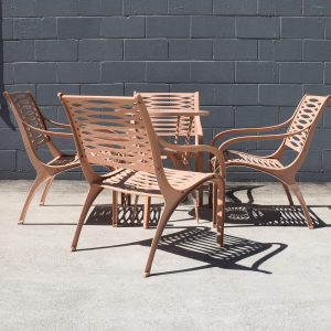 Original Flexalum Outdoor Setting (Circa 1960s)