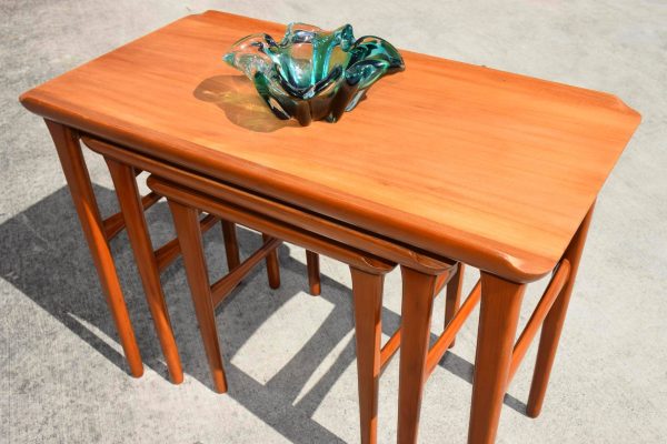 Burgess Set of Nesting Tables (Circa 1970s) - Image 5