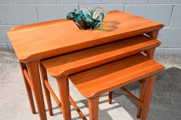 Burgess Set of Nesting Tables (Circa 1970s) - Image 2