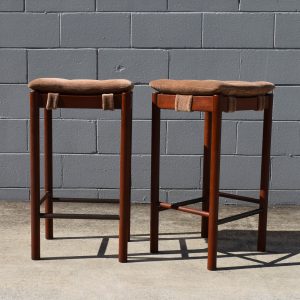Two Parker Bar Stools (Circa 1960s)