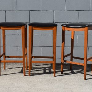 Three Elite Furniture Kitchen Stools (Circa 1970s)