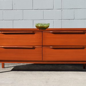 Mid Century Four Drawer Dresser (Circa 1970s)