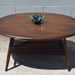 Oval Coffee Table by Lucian Randolph Ercolani for Ercol (Circa 1950's)