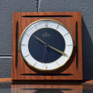 Junghans Square Wooden Clock (Circa 1960s)
