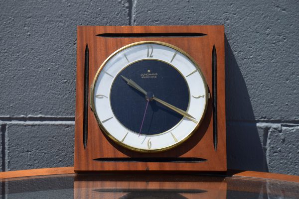 Junghans Square Wooden Clock (Circa 1960s)