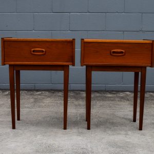 Parker Nordic Bedside Table Set (Circa 1960s)