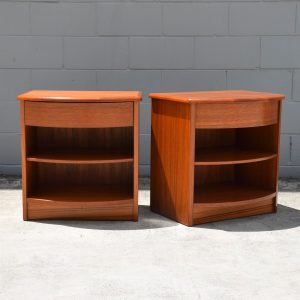 Laurits M Larsen Danish Beside Tables (Circa 1960s)