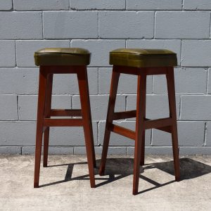 Mid Century Bar Stools (Circa 1970s)
