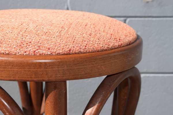 Pair of Mid Century Bentwood Stools (Circa 1970s) - Image 5
