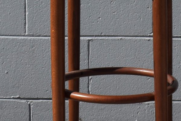 Pair of Mid Century Bentwood Stools (Circa 1970s) - Image 3