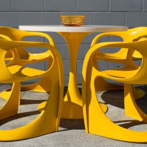 Casalino Casala Yellow Outdoor Setting (Circa 1970s)