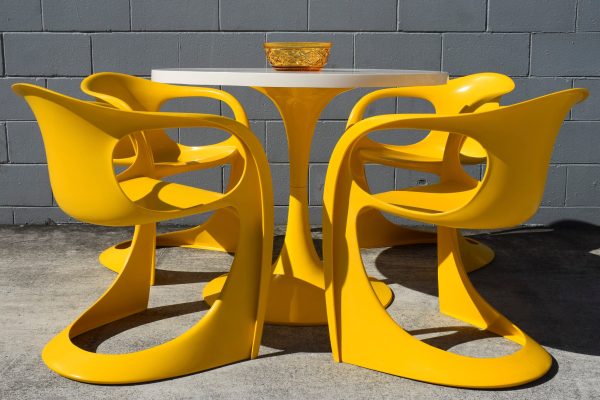 Casalino Casala Yellow Outdoor Setting (Circa 1970s)