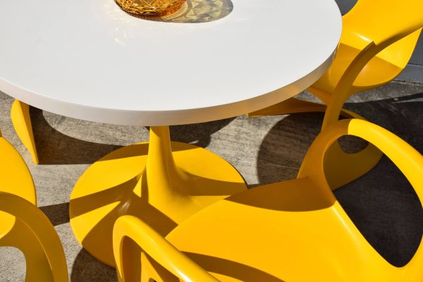 Casalino Casala Yellow Outdoor Setting (Circa 1970s) - Image 4