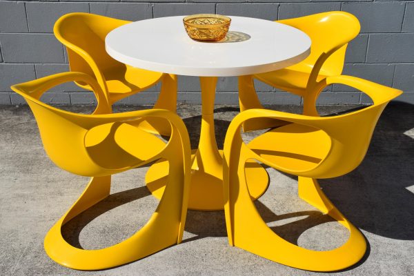 Casalino Casala Yellow Outdoor Setting (Circa 1970s) - Image 2