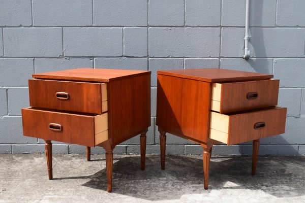 Mid Century Bedside Tables (Circa 1960s) - Image 2