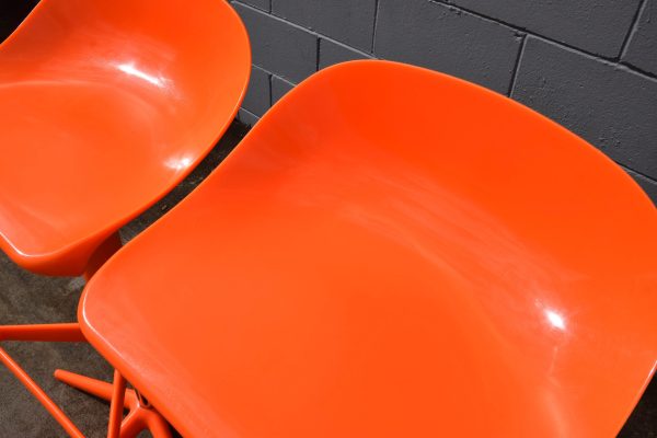 Retro Kartell Style Spoon Stools (Circa 1970s) - Image 6