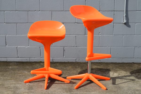 Retro Kartell Style Spoon Stools (Circa 1970s) - Image 3