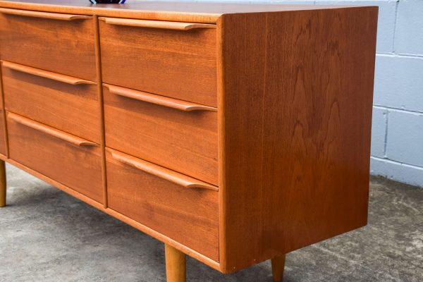 Mid Century Nine Drawer Sideboard (Circa 1970s) - Image 4