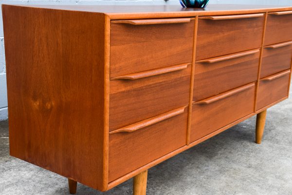 Mid Century Nine Drawer Sideboard (Circa 1970s) - Image 3
