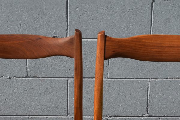 Four Custom Fabric Fler 64 Dining Chairs (Circa 1964) - Image 3