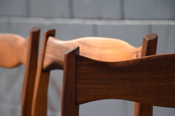 Four Custom Fabric Fler 64 Dining Chairs (Circa 1964) - Image 4