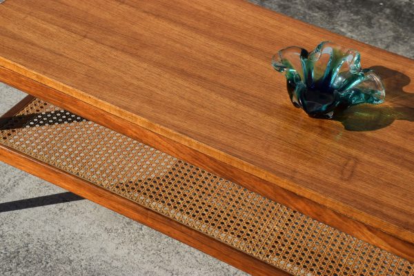 Parker Rattan Coffee Table (Circa 1960s) - Image 3