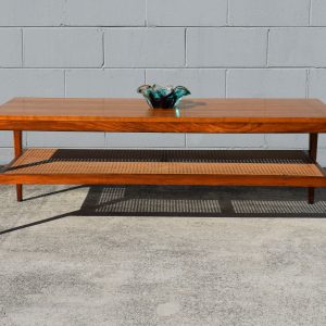 Parker Rattan Coffee Table (Circa 1960s)
