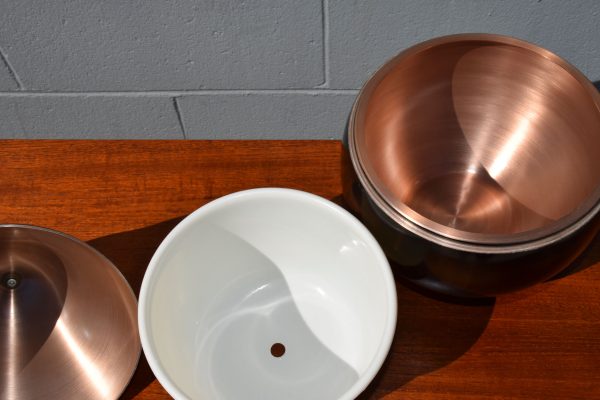 Novo Industries Brown Anodised Pear Ice Bucket (Circa 1960s) - Image 3