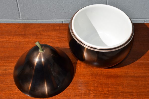 Novo Industries Brown Anodised Pear Ice Bucket (Circa 1960s) - Image 2