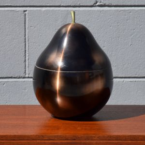 Novo Industries Brown Anodised Pear Ice Bucket (Circa 1960s)