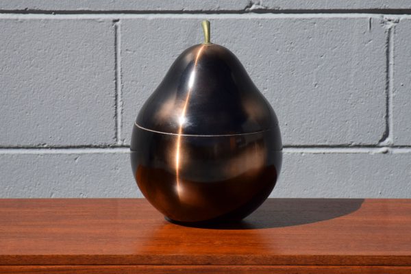 Novo Industries Brown Anodised Pear Ice Bucket (Circa 1960s)