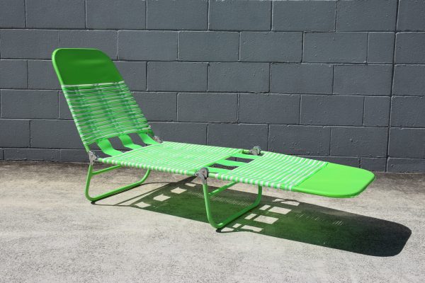 Retro Green & White Banana Lounge