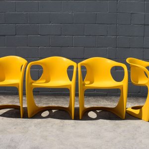 Four Casalino Casala Outdoor Chairs (Circa 1970s)