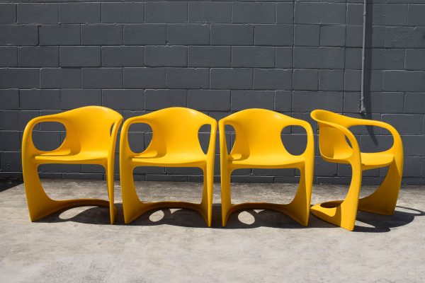 Four Casalino Casala Outdoor Chairs (Circa 1970s)