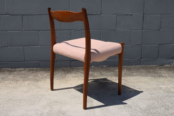Six Custom Fabric Fler 64 Dining Chairs (Circa 1964) - Image 2