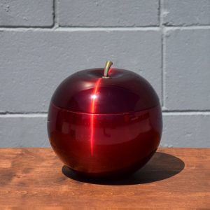 Novo Industries Red Anodised Apple Ice Bucket (Circa 1960s)