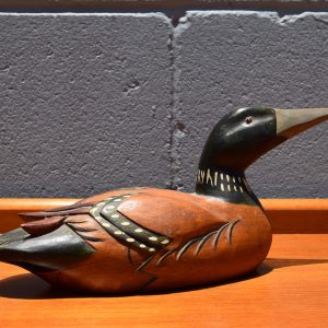 Mid Century Wooden Duck Mallard (Circa 1970s)