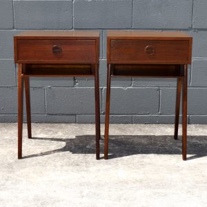 Mid Century Beside Tables (Circa 1970s)