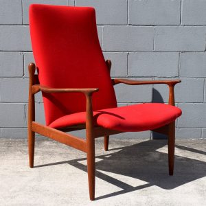 Parker #150 High Back Conversation Armchair (Circa 1965)